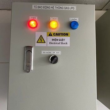 Tủ báo động cho hệ thống gas LPG trong nhà máy